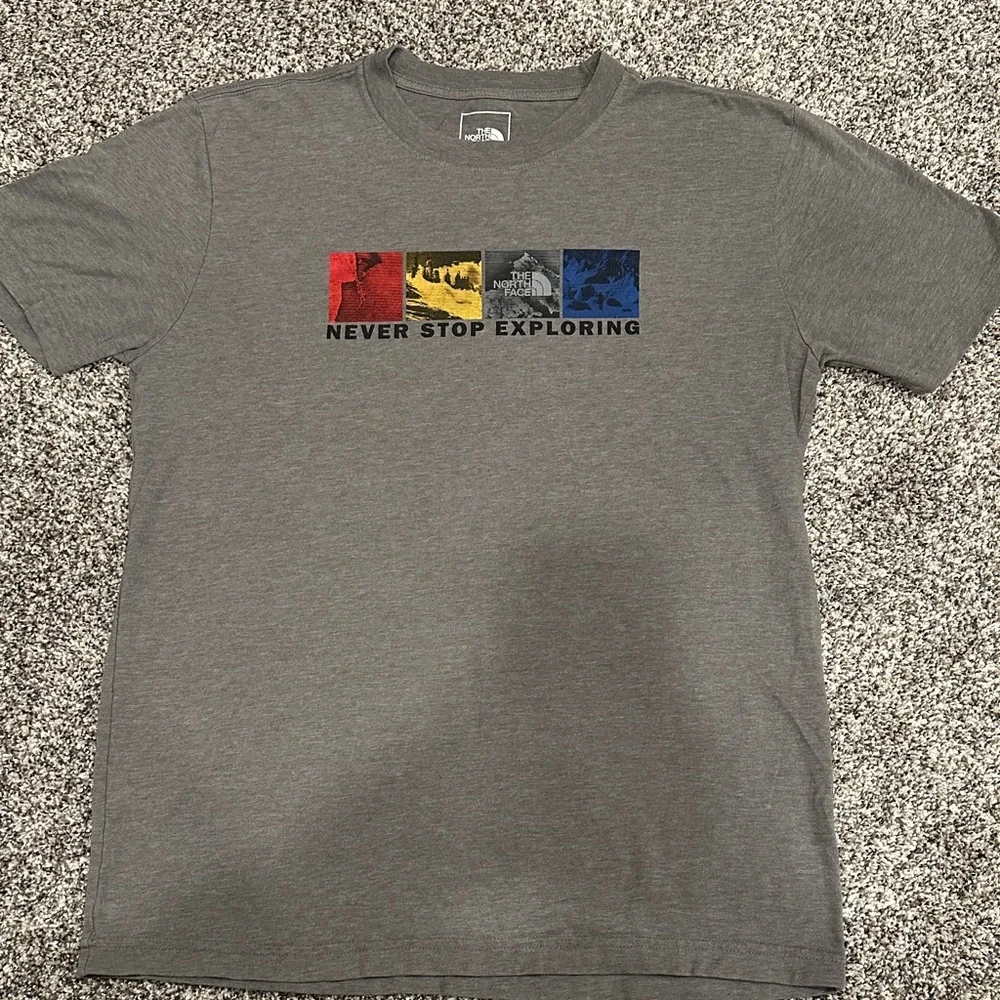 The North Face Gray Adventure Graphic Tee